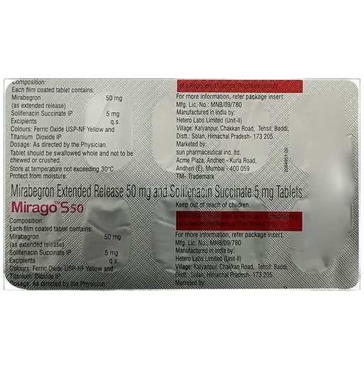 mirago s 50 kit tablet 10's